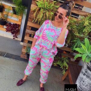 BLUSA MALHA MANGA LONGA TIE DYE