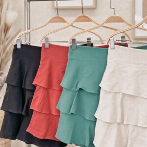 SHORTS SAIA CURTO CREPE BABADO