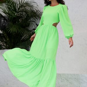 VESTIDO LONGO CREPE